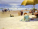 Edward Henry Potthast Famous Paintings - Hourtide